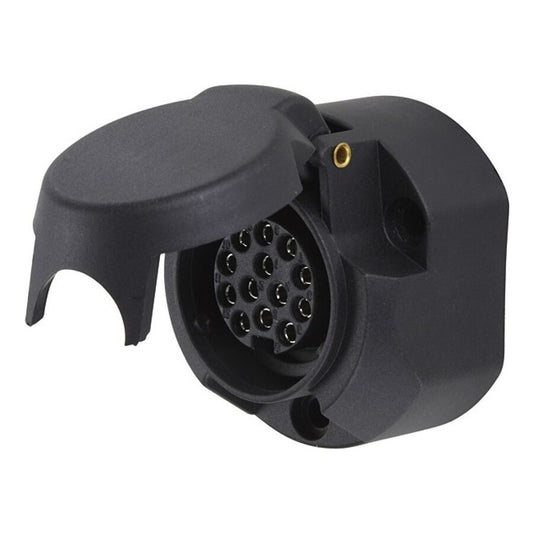 Piekabes kontakta ligzda Fristom 13 poli, 12V